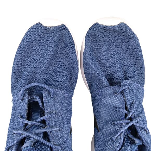 Nike Shoes Mens 10.5 Athletic Trainers Lifestyle Casual Sneakers Roshe Run Blue - Picture 8 of 12